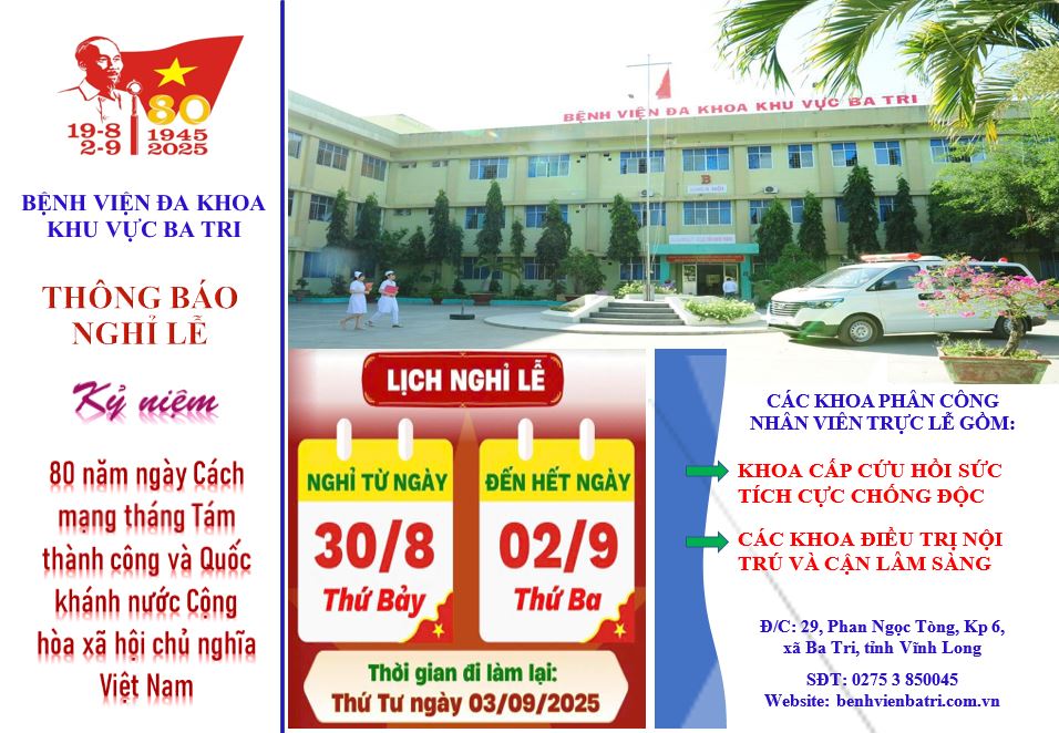 Thông báo Nghỉ lễ Quốc khánh 2 tháng 9 năm 2025